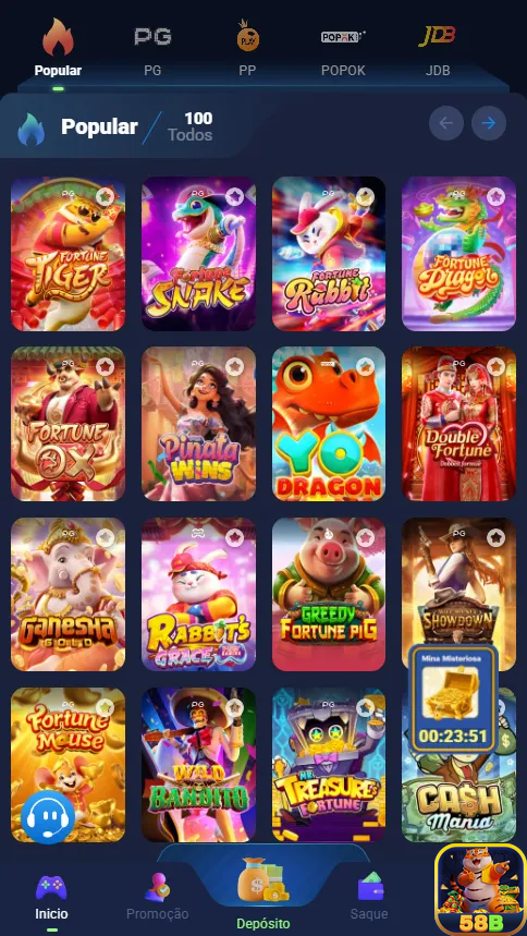 58b.com conquiste profissional jogo